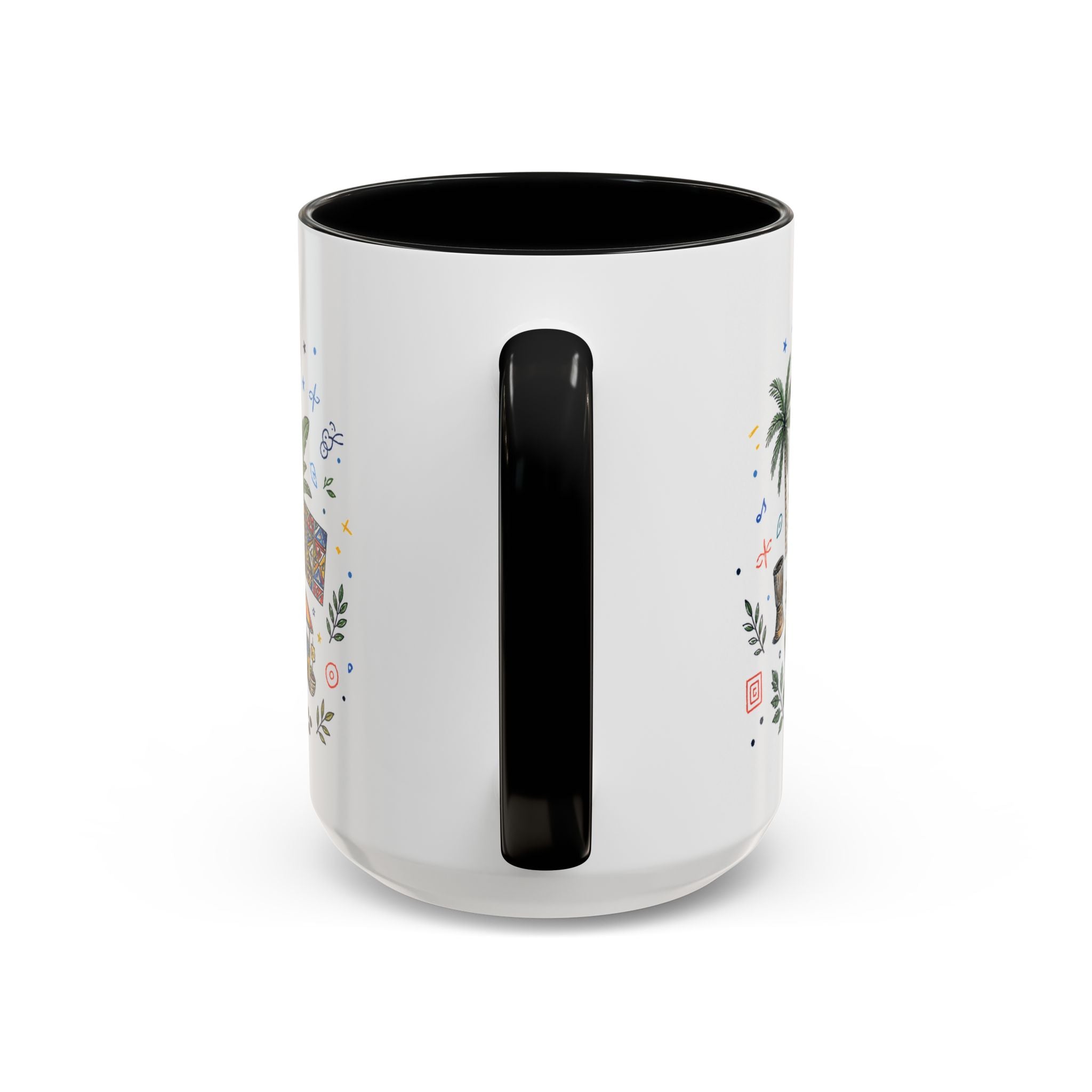 Kinshasa Coffee Mug | DR Congo Souvenir Travel Gift | Accent Color Ceramic 11oz 15oz