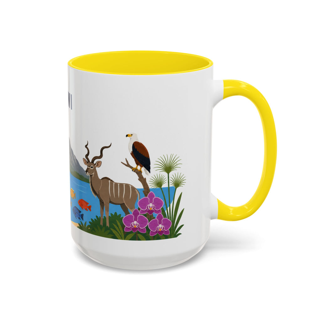 Malawi Coffee Mug | Travel Souvenir Accent Mug | Country Gift Ceramic Cup 11oz 15oz
