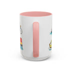 Key West Illustrated Travel Mug | City Souvenir Accent Coffee Mug | 11oz 15oz Ceramic Cup