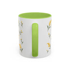 Kentucky Goldenrod Mug, State Flower Floral Coffee Cup, 11oz Botanical Gift