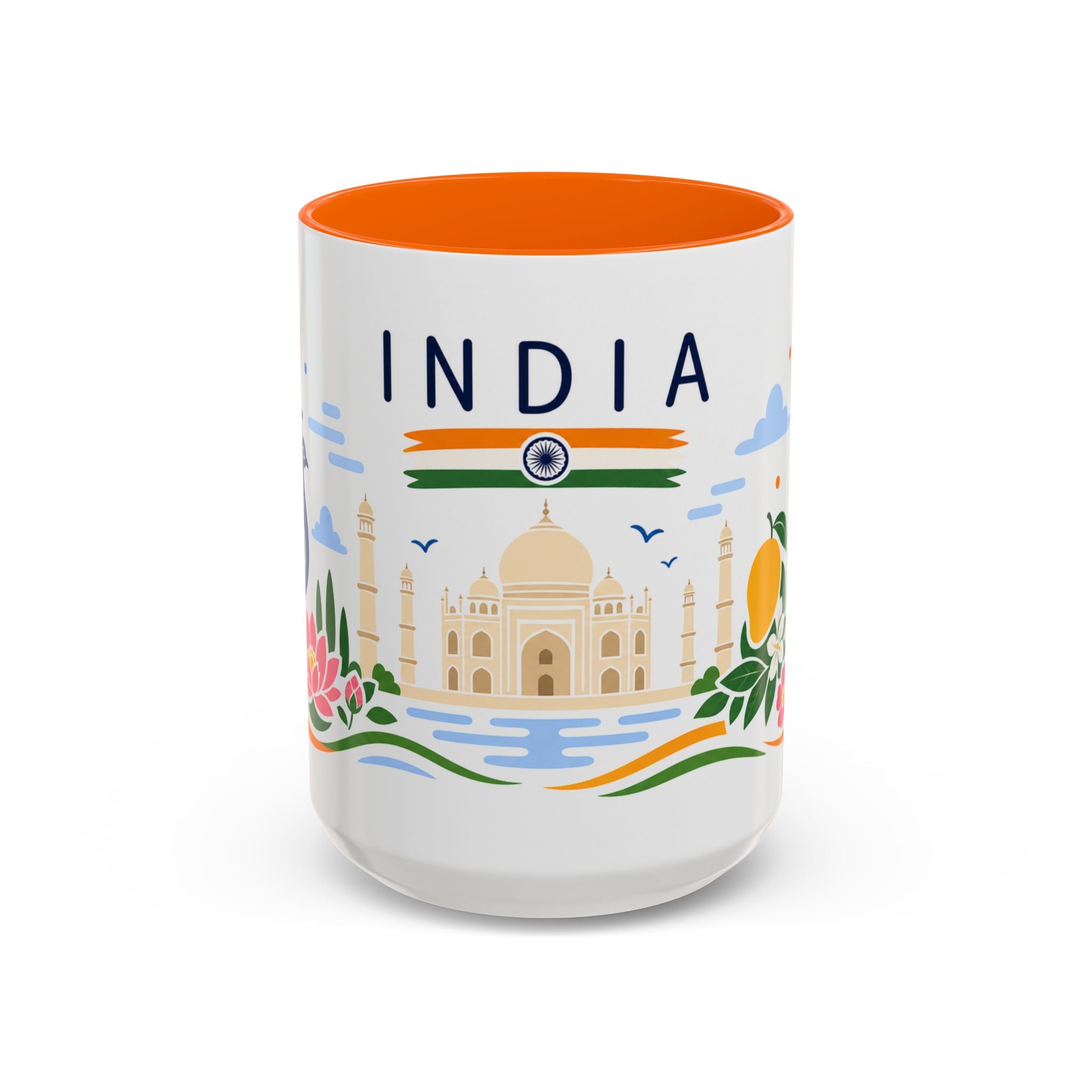 India Coffee Mug | Travel Souvenir Accent Mug | Country Gift Ceramic Cup 11oz 15oz