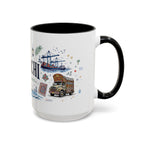 Karachi Coffee Mug | Pakistan Souvenir Travel Gift | Accent Color Ceramic 11oz 15oz