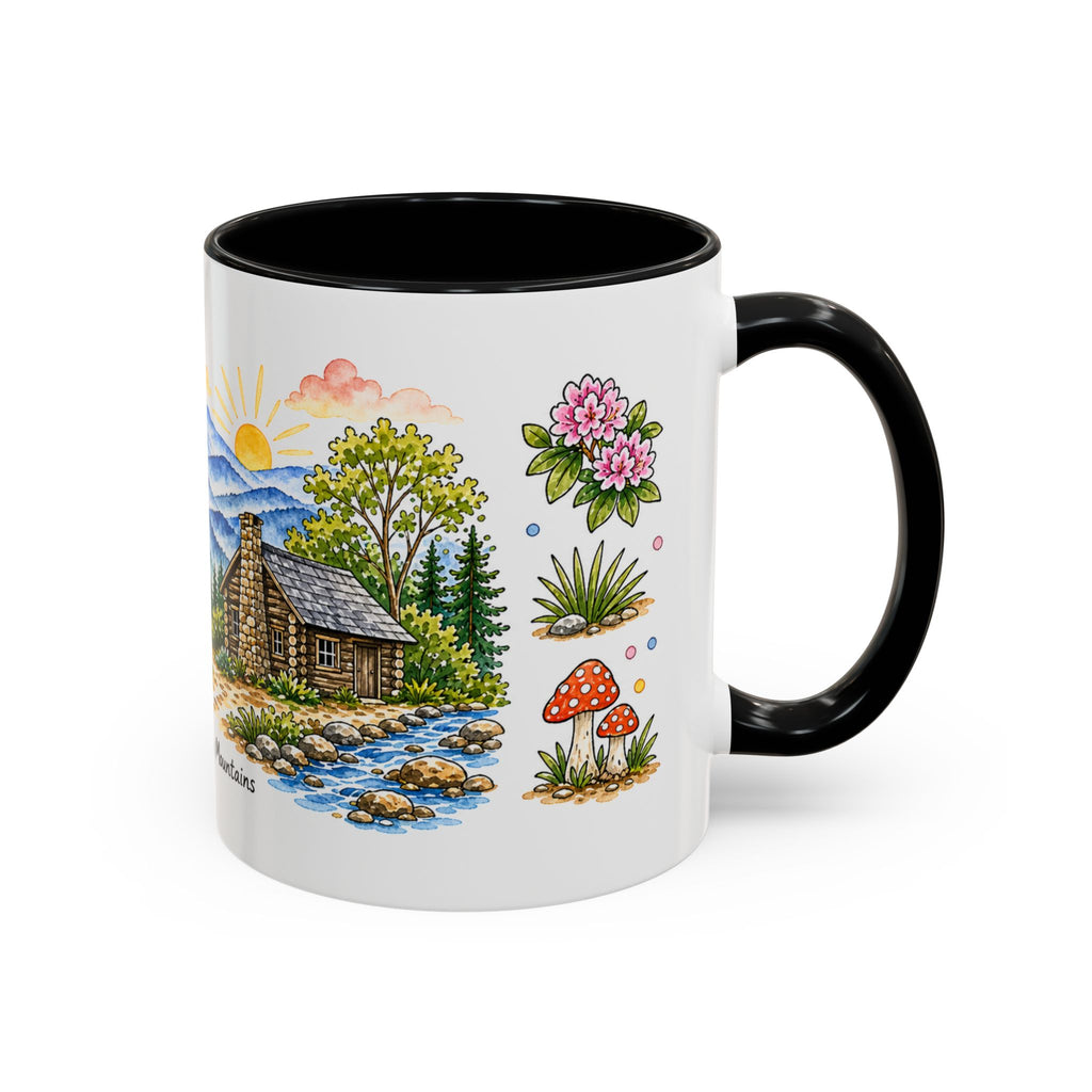 Great Smoky Mountains National Park Mug | US Travel Souvenir Accent Coffee Mug | 11oz 15oz Ceramic Cup