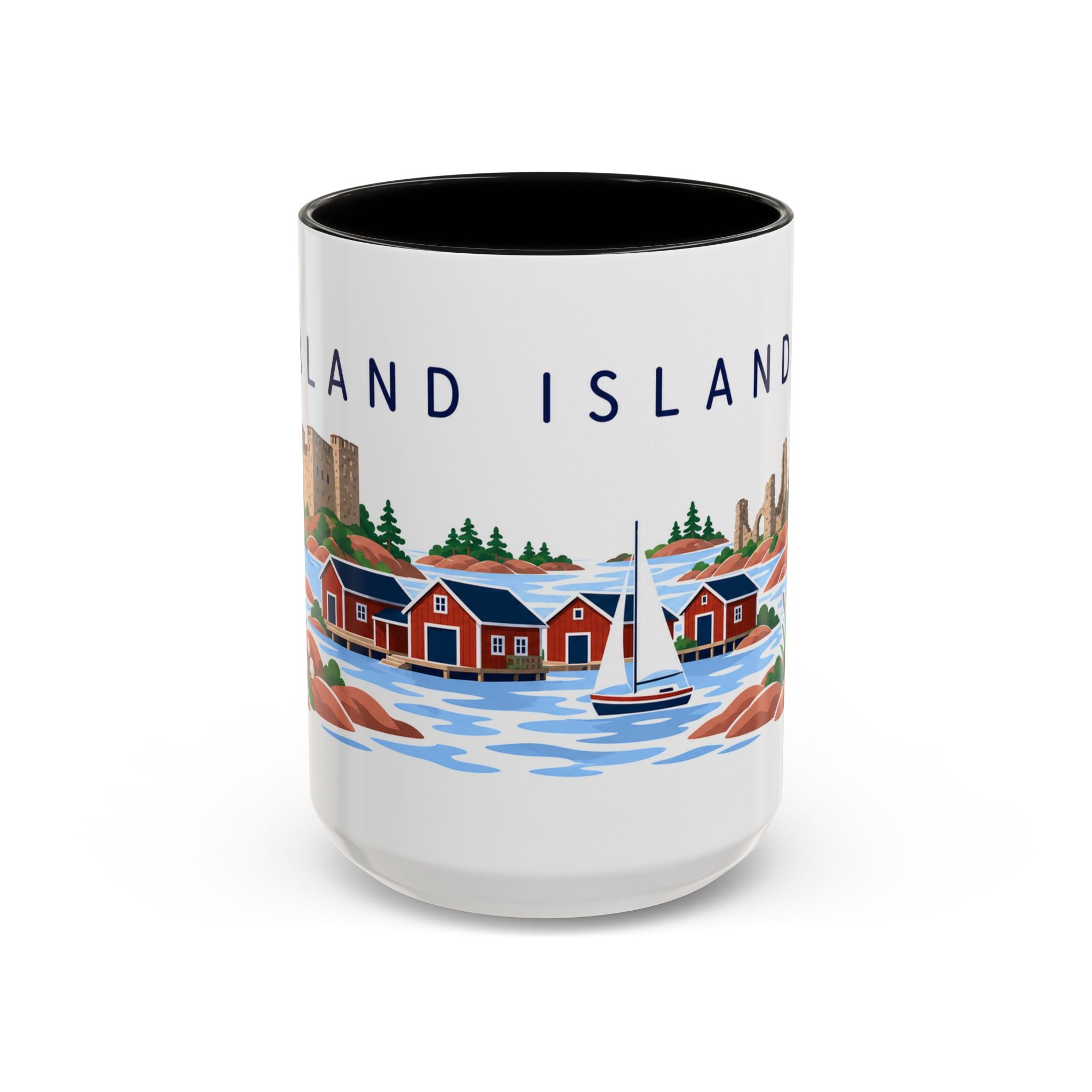 Åland Islands Coffee Mug | Travel Souvenir Accent Mug | Country Gift Ceramic Cup 11oz 15oz