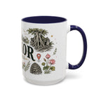 Angkor Coffee Mug | Travel Destination Souvenir Gift | Accent Color Ceramic 11oz 15oz