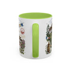Bhutan Valleys Coffee Mug | Travel Destination Souvenir Gift | Accent Color Ceramic 11oz 15oz