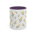 Nebraska Goldenrod Mug, State Flower Floral Coffee Cup, 11oz Botanical Gift