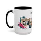 Antalya Coffee Mug | Turkey Travel Souvenir | Porcelain Decal City Gift | 11oz 15oz Accent Mug