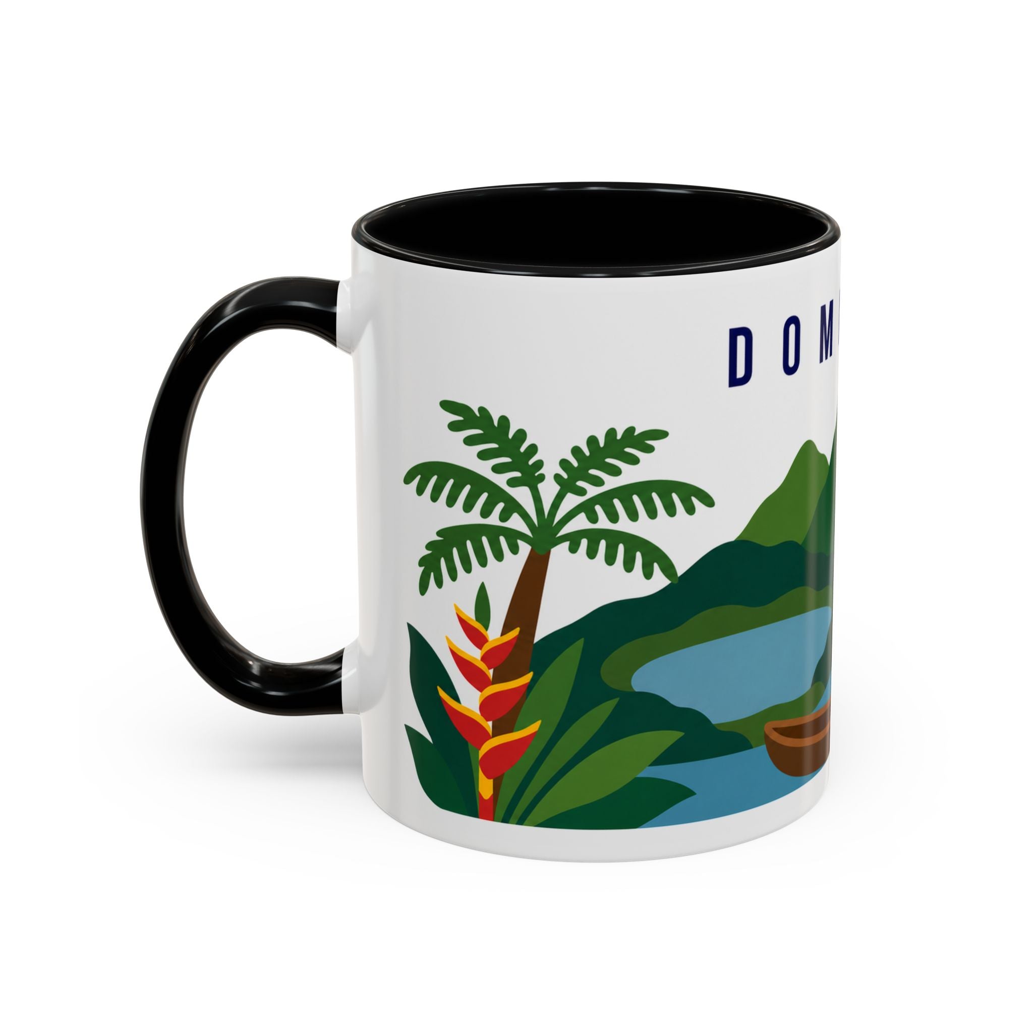Dominica Coffee Mug | Travel Souvenir Accent Mug | Country Gift Ceramic Cup 11oz 15oz