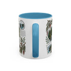 Queen Charlotte Sound Coffee Mug | Travel Destination Souvenir Gift | Accent Color Ceramic 11oz 15oz