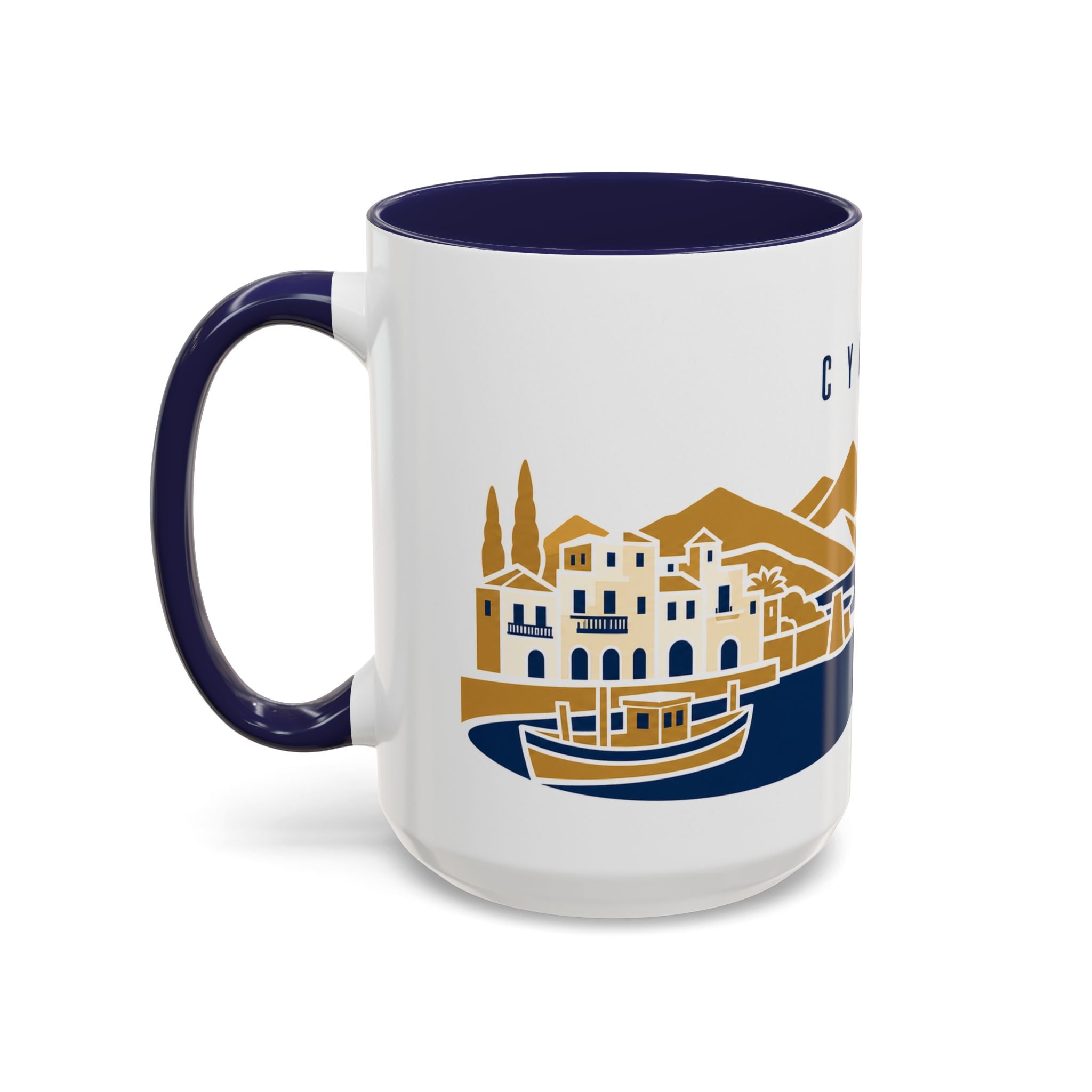Cyprus Coffee Mug | Travel Souvenir Accent Mug | Country Gift Ceramic Cup 11oz 15oz