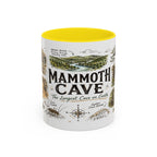 Mammoth Cave National Park Coffee Mug | Kentucky Cave Exploration Hiking Gift | Accent Color Ceramic 11oz 15oz
