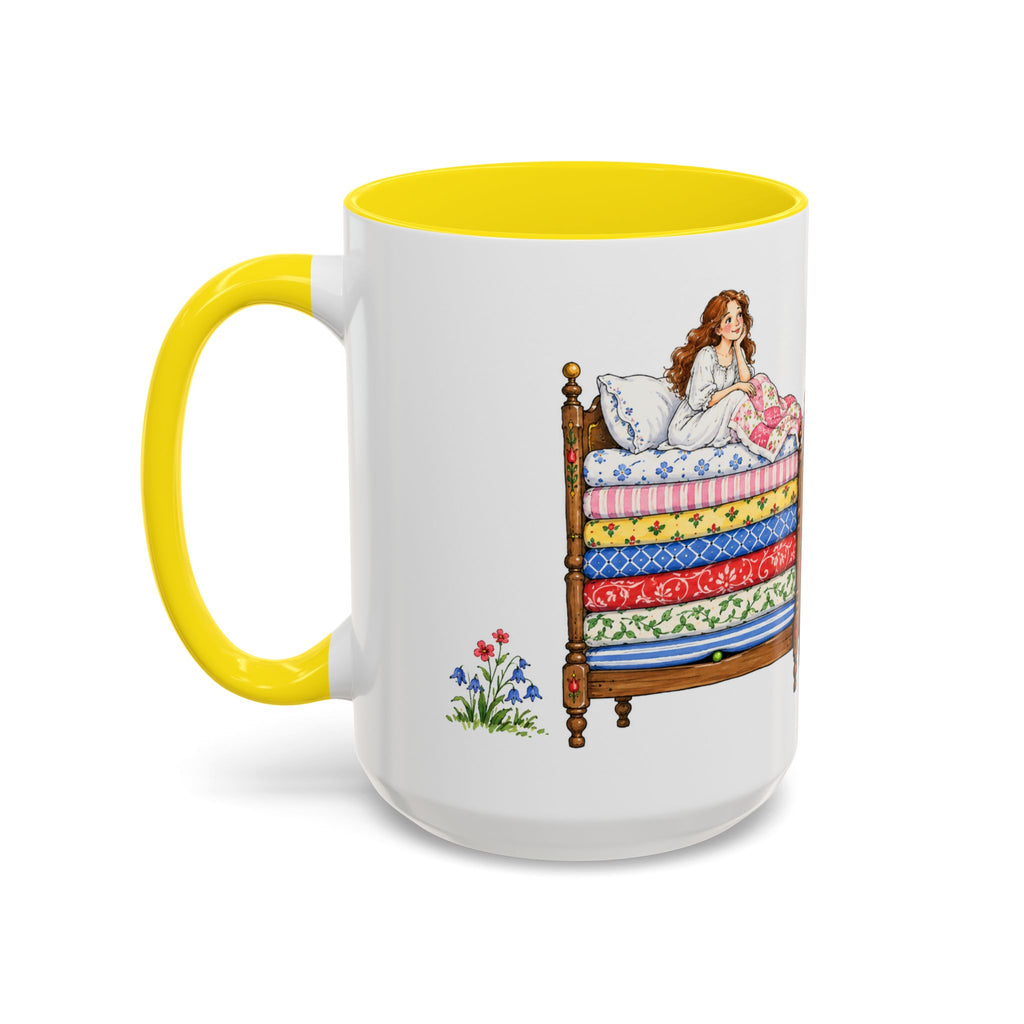 The Princess and the Pea Mug | Storybook Fairy Tale Accent Coffee Mug | EveryLegend