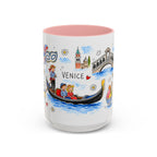 Venice Travel Mug | European City Souvenir Accent Coffee Mug | 11oz 15oz Ceramic Cup
