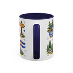 Denver Illustrated Travel Mug | City Souvenir Accent Coffee Mug | 11oz 15oz Ceramic Cup