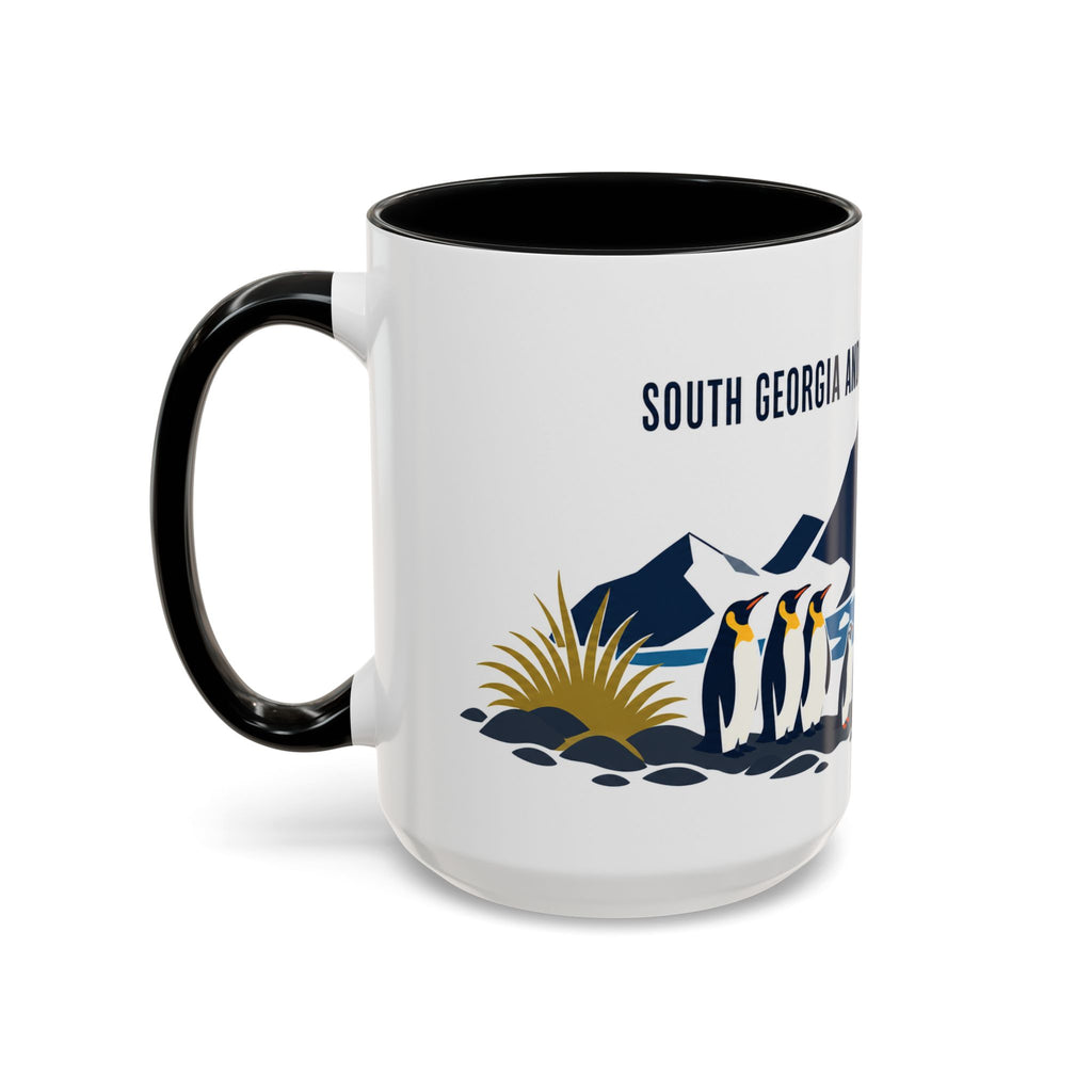 South Georgia and South Sandwich Islands Coffee Mug | Travel Souvenir Accent Mug | Country Gift Ceramic Cup 11oz 15oz