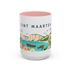 Sint Maarten Coffee Mug | Travel Souvenir Accent Mug | Country Gift Ceramic Cup 11oz 15oz