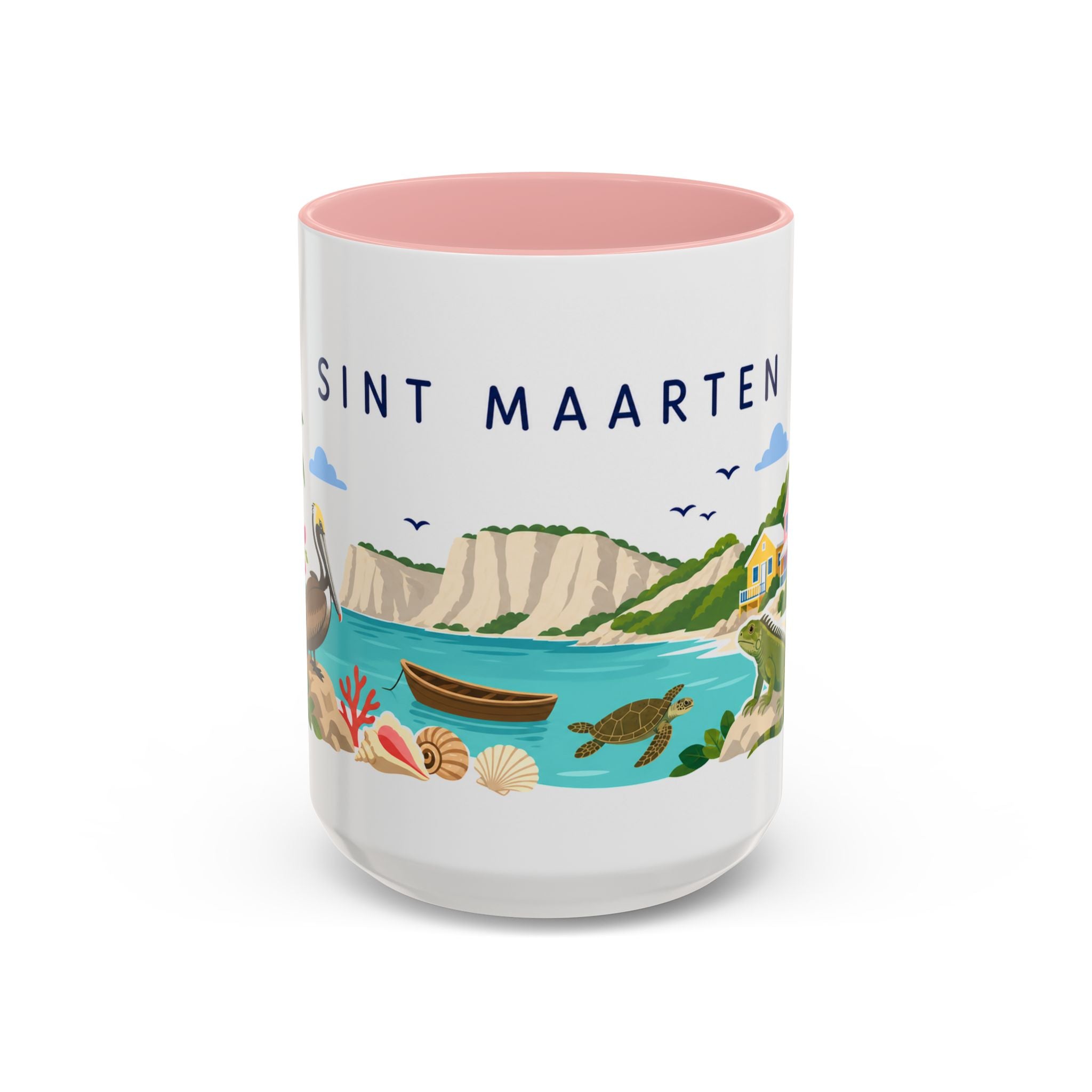 Sint Maarten Coffee Mug | Travel Souvenir Accent Mug | Country Gift Ceramic Cup 11oz 15oz