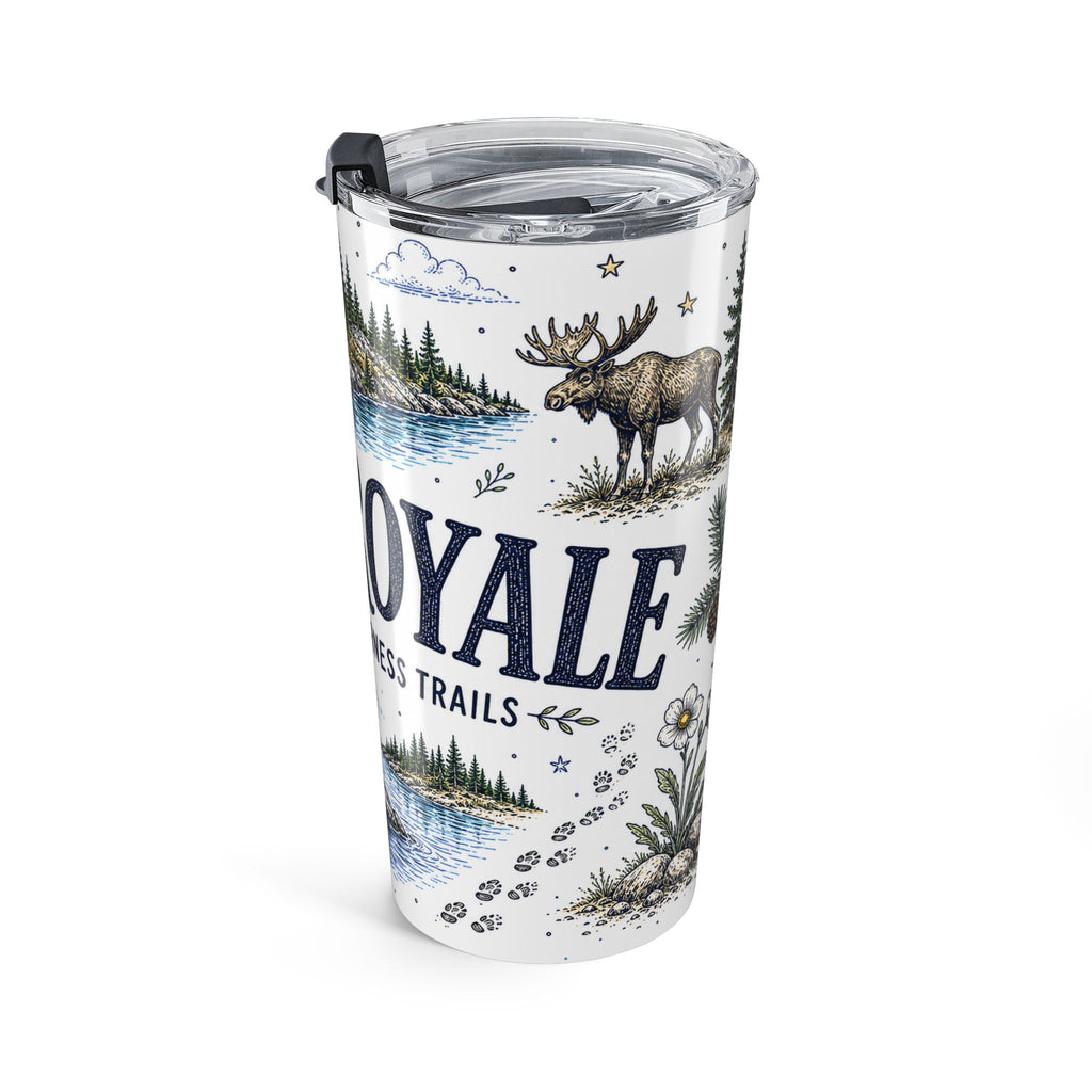 Isle Royale National Park 20oz Tumbler | Michigan Island Wilderness Hiking Gift | Insulated Stainless Steel Travel Cup