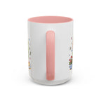Cesky Krumlov Illustrated Travel Mug | Czechia Souvenir Accent Coffee Mug | 11oz 15oz Ceramic Cup