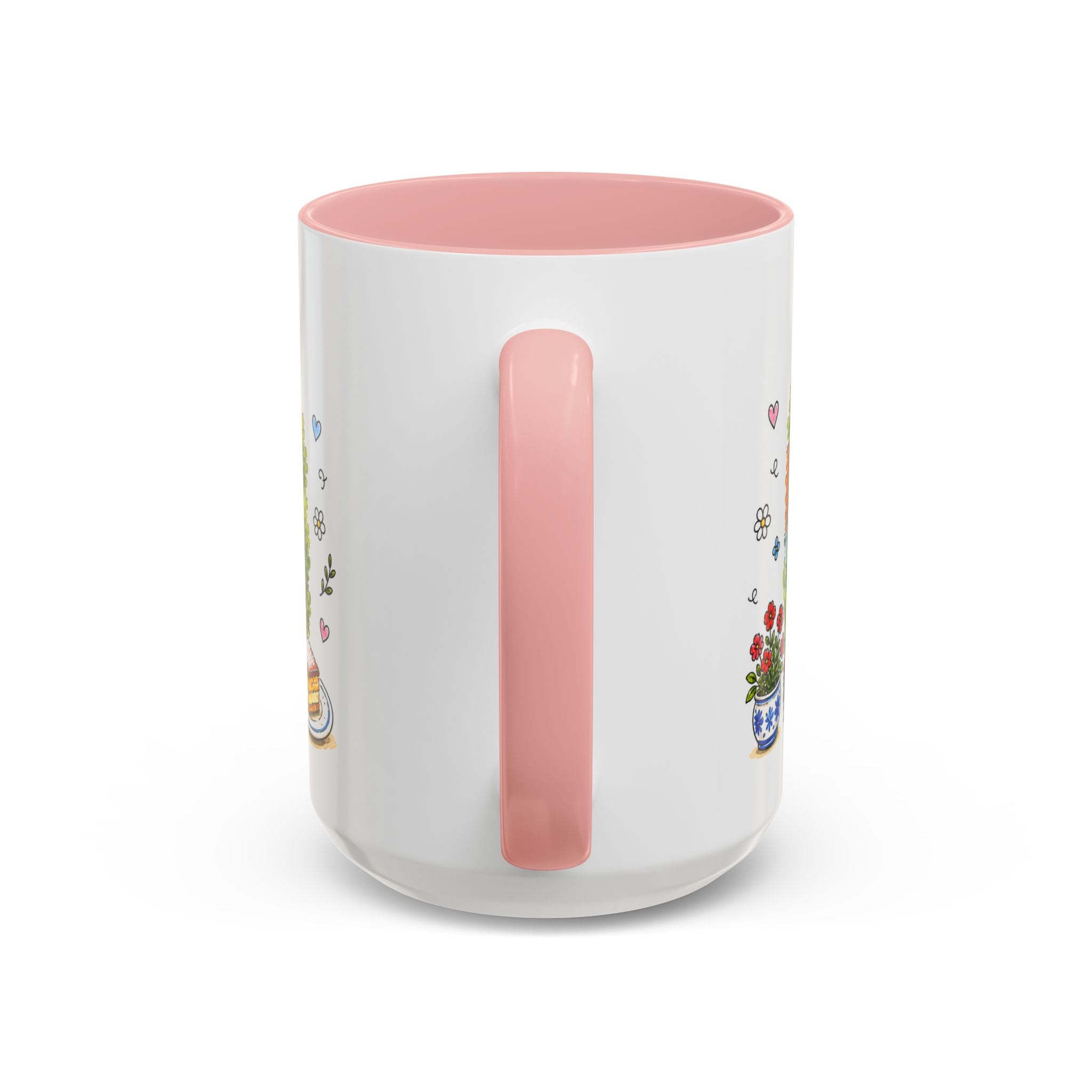 Cesky Krumlov Illustrated Travel Mug | Czechia Souvenir Accent Coffee Mug | 11oz 15oz Ceramic Cup