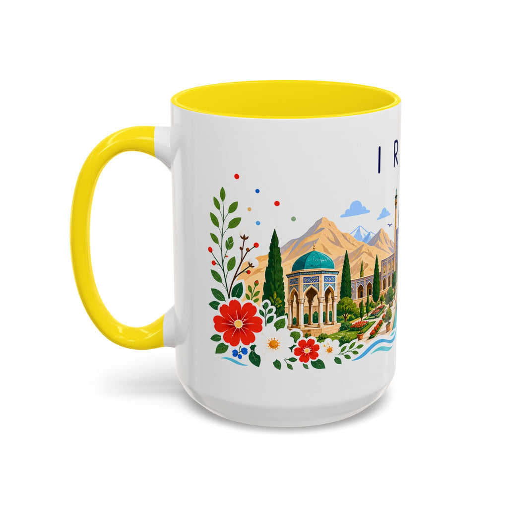 Iran Coffee Mug | Travel Souvenir Accent Mug | Place Gift Ceramic Cup 11oz 15oz
