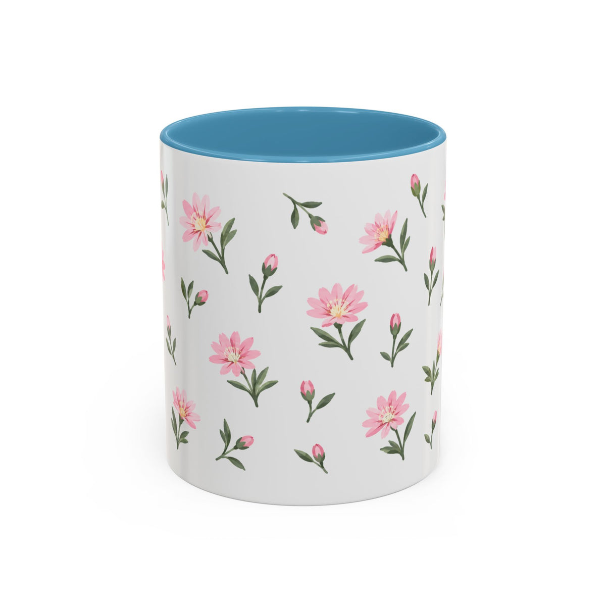 Montana Bitterroot Mug, State Flower Floral Coffee Cup, 11oz Botanical Gift