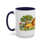 The Lion and the Mouse Mug | Storybook Fairy Tale Accent Coffee Mug | EveryLegend