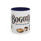 Bogota Coffee Mug | Colombia Travel Souvenir | Vintage Illustrated City Gift | 11 oz 15 oz Accent Mug
