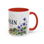 Wisconsin Home State Mug | Moving Away Gift | Long Distance Friendship Coffee Cup | 11oz 15oz Accent Mug