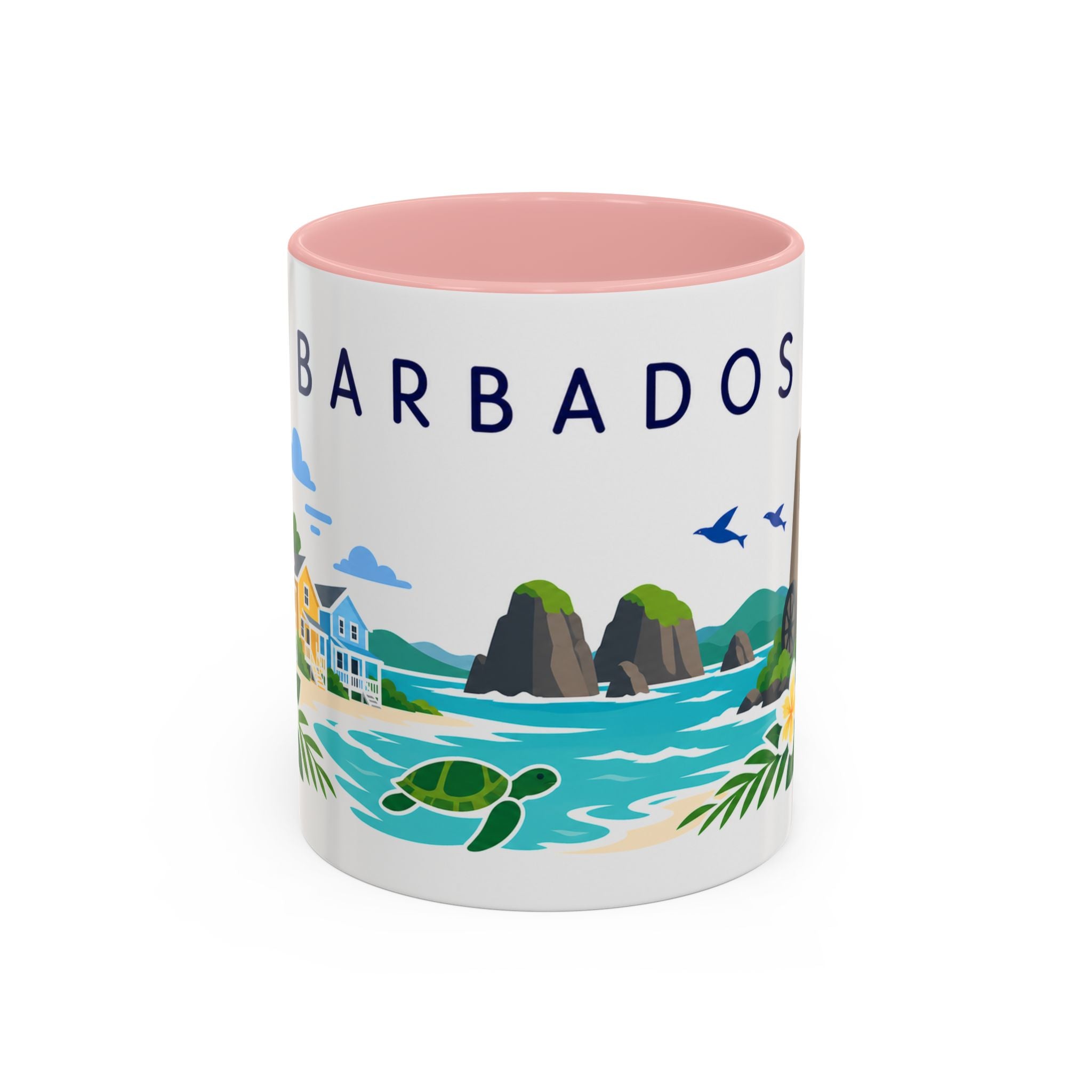Barbados Coffee Mug | Travel Souvenir Accent Mug | Country Gift Ceramic Cup 11oz 15oz