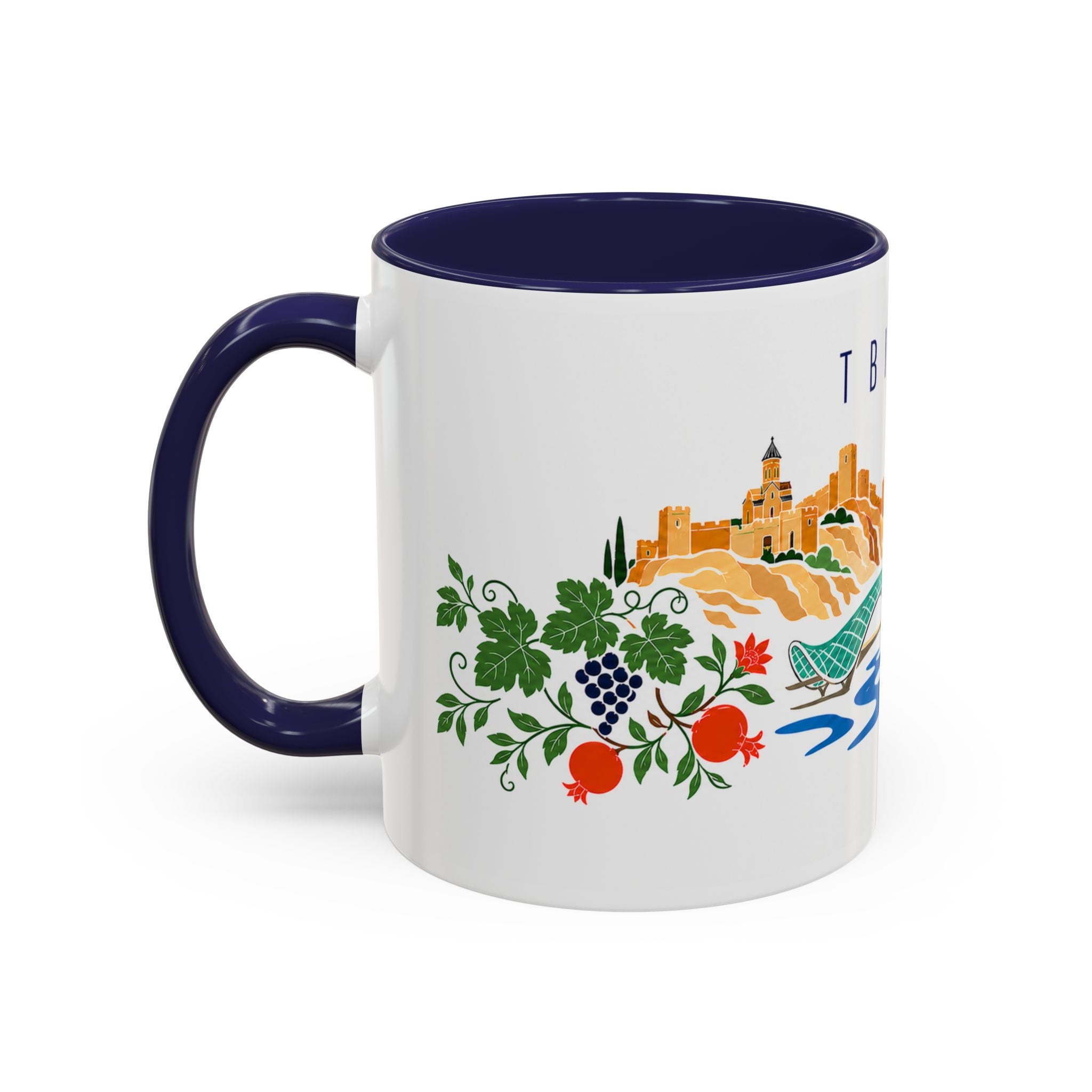 Tbilisi Coffee Mug | Georgia Travel Souvenir | Porcelain Decal City Gift | 11oz 15oz Accent Mug