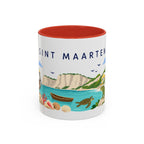Sint Maarten Coffee Mug | Travel Souvenir Accent Mug | Country Gift Ceramic Cup 11oz 15oz