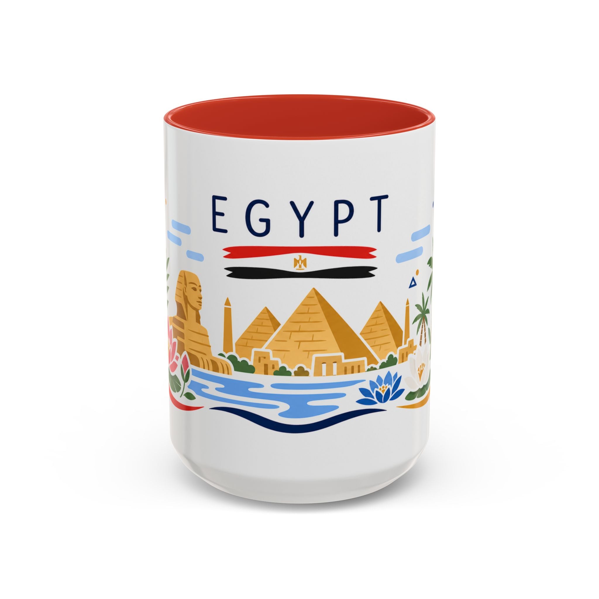 Egypt Coffee Mug | Travel Souvenir Accent Mug | Country Gift Ceramic Cup 11oz 15oz