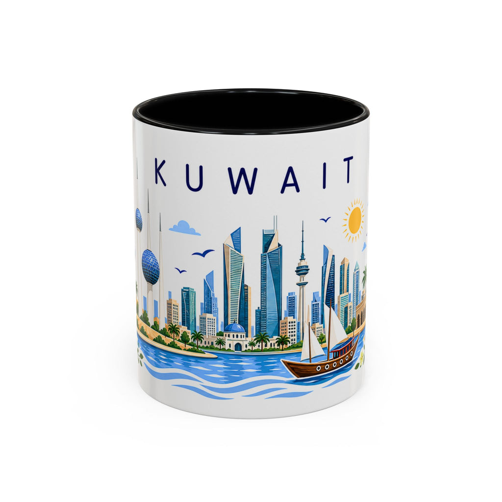 Kuwait Coffee Mug | Travel Souvenir Accent Mug | Place Gift Ceramic Cup 11oz 15oz