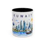Kuwait Coffee Mug | Travel Souvenir Accent Mug | Place Gift Ceramic Cup 11oz 15oz