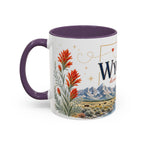 Wyoming Home State Mug | Moving Away Gift | Long Distance Friendship Coffee Cup | 11oz 15oz Accent Mug