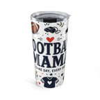 Football Mama 20oz Tumbler | Football Mom Gift | Insulated Stainless Steel Travel Cup