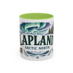 Lapland Coffee Mug | Travel Destination Souvenir Gift | Accent Color Ceramic 11oz 15oz