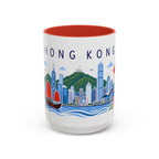 Hong Kong Coffee Mug | Travel Souvenir Accent Mug | Place Gift Ceramic Cup 11oz 15oz