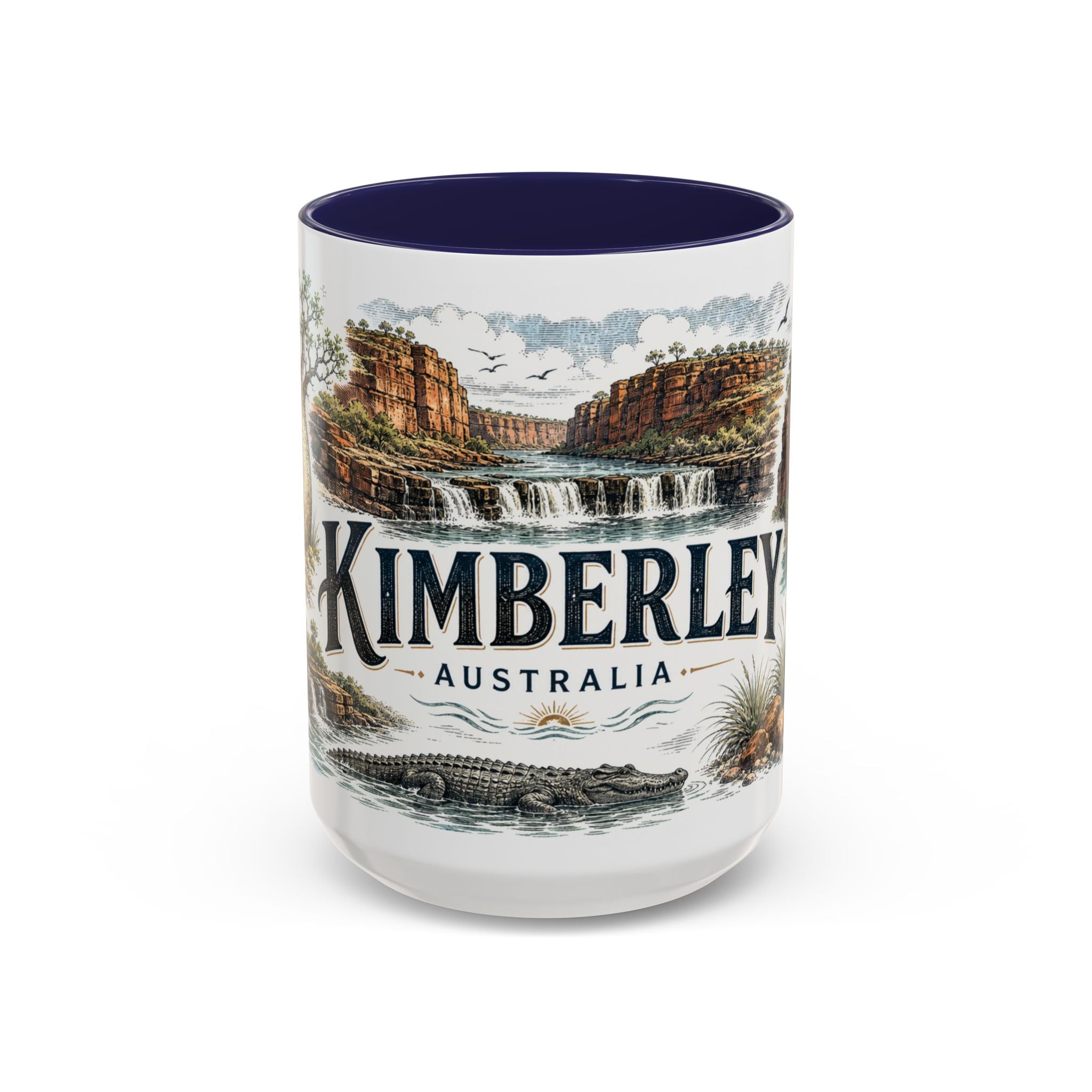 Kimberley Mug, Australia Travel Souvenir, Bucket List Gift, Accent Ceramic Coffee Mug 11oz 15oz