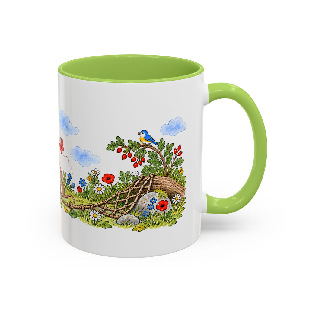 The Lion and the Mouse Mug | Storybook Fairy Tale Accent Coffee Mug | EveryLegend