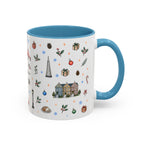 San Francisco Christmas Mug | Watercolor City Souvenir | Ceramic Coffee Cup
