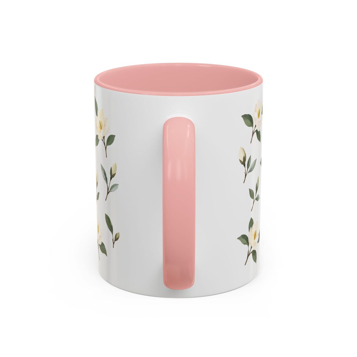 Georgia Sweetbay Magnolia Mug, State Flower Floral Coffee Cup, 11oz Botanical Gift