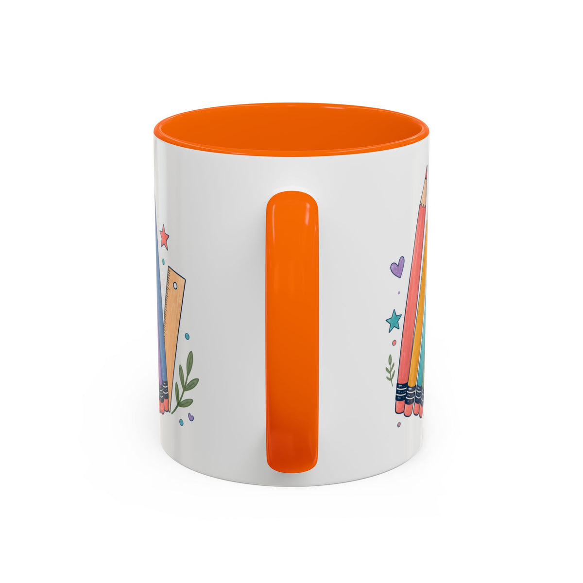 Personalized First Year Teacher Mug | Custom Name Pencil Coffee Cup