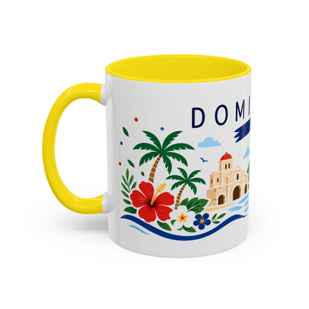 Dominican Republic Coffee Mug | Travel Souvenir Accent Mug | Country Gift Ceramic Cup 11oz 15oz
