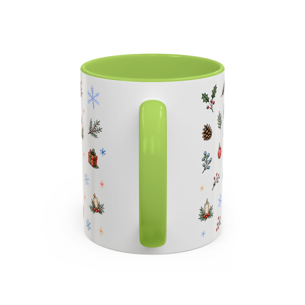 Denver Christmas Mug | Watercolor City Souvenir, Holiday Travel Gift (11oz/15oz)
