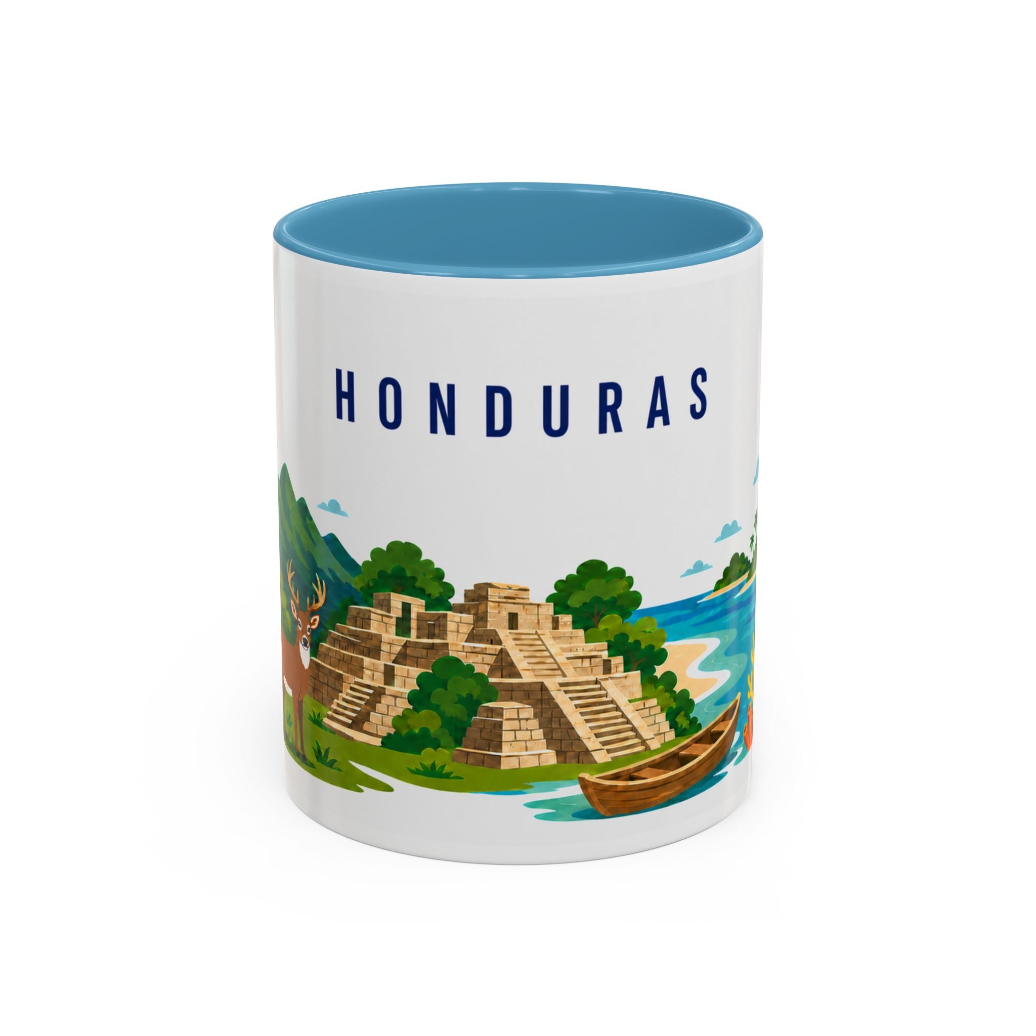 Honduras Coffee Mug | Travel Souvenir Accent Mug | Country Gift Ceramic Cup 11oz 15oz