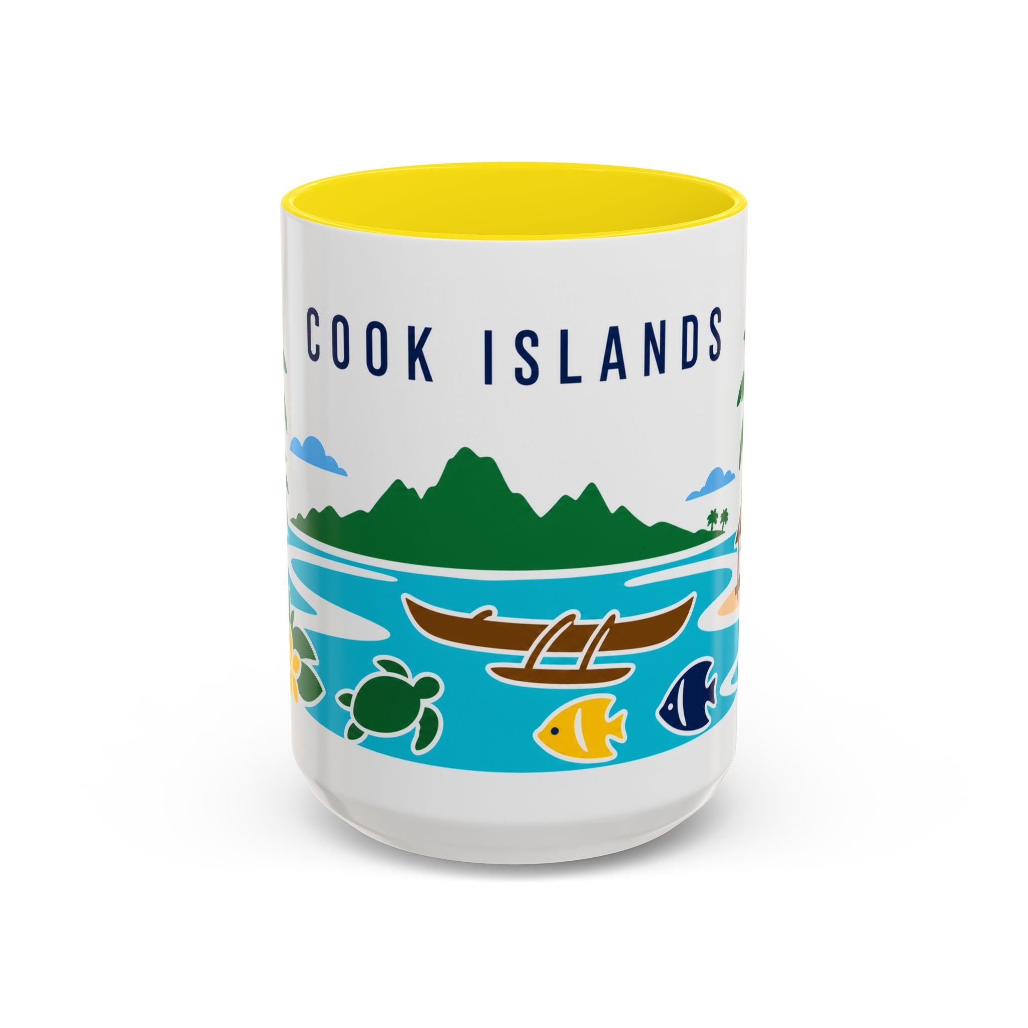 Cook Islands Coffee Mug | Travel Souvenir Accent Mug | Country Gift Ceramic Cup 11oz 15oz