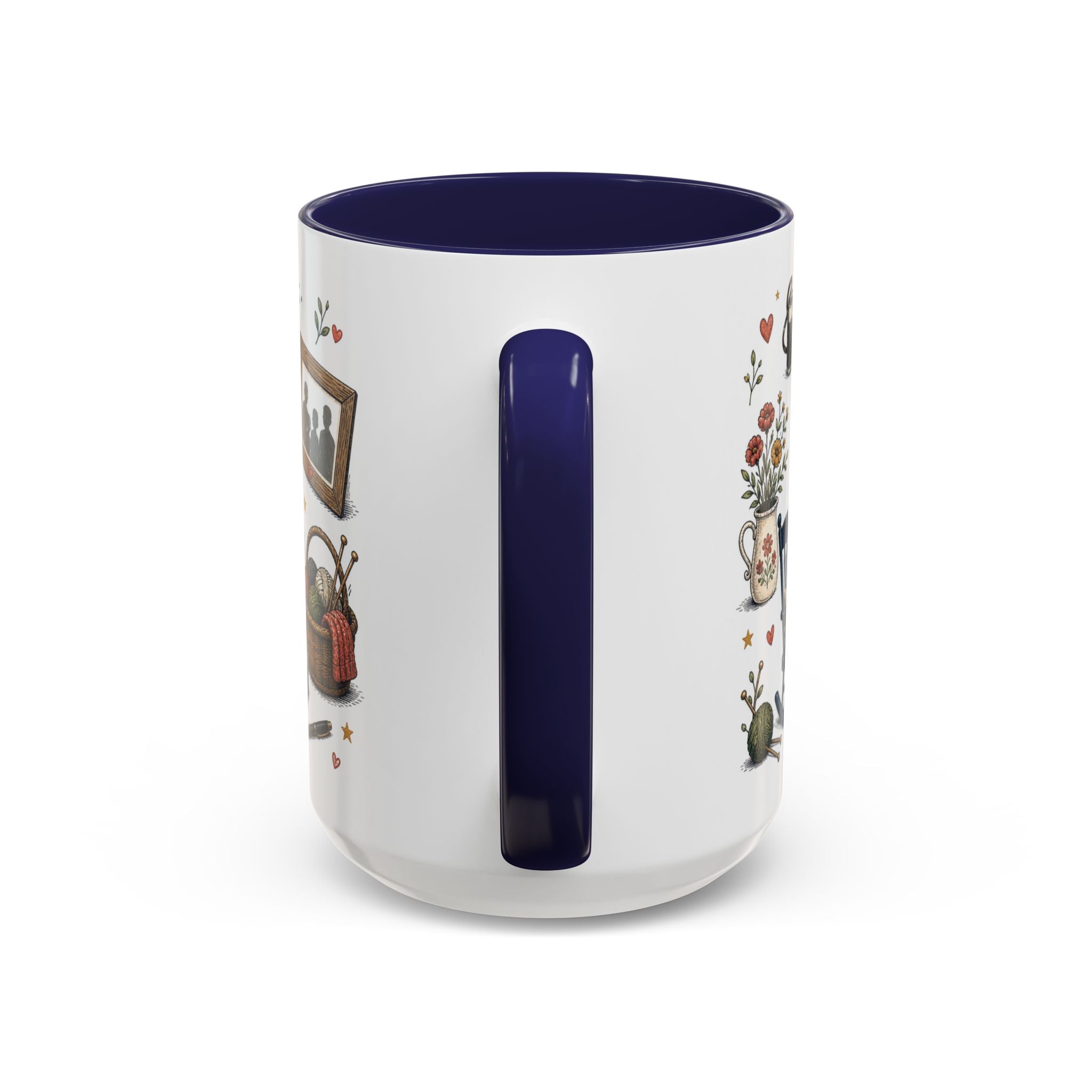 Best Grandparents Ever Coffee Mug | Gift From Grandkids | Accent Color Ceramic 11oz 15oz